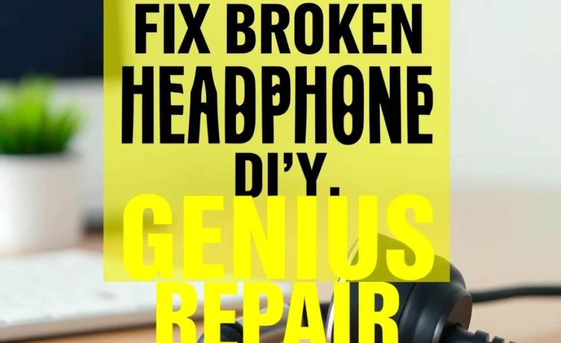 Fix Broken Headphone Jack DIY: Genius Repair - HeadPhoneHorizon