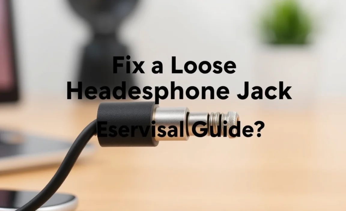 Image showcasing Fix Loose Headphone Jack DIY: Essential Guide - HeadPhoneHorizon