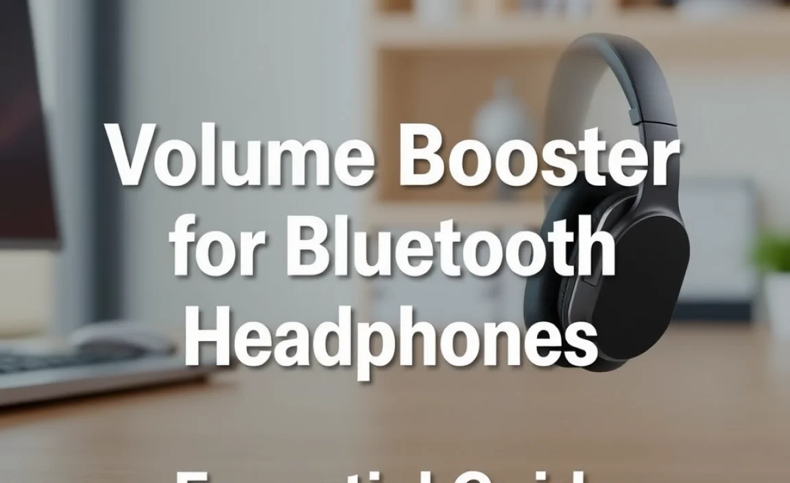 Volume Booster for Bluetooth Headphones: Essential Guide - HeadPhoneHorizon